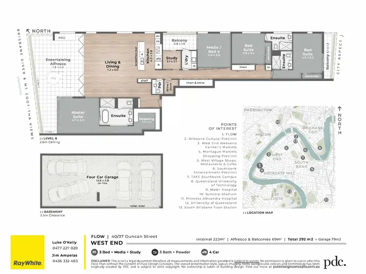 Floorplan of Homely apartment listing, 40/37 Duncan Street, West End QLD 4101