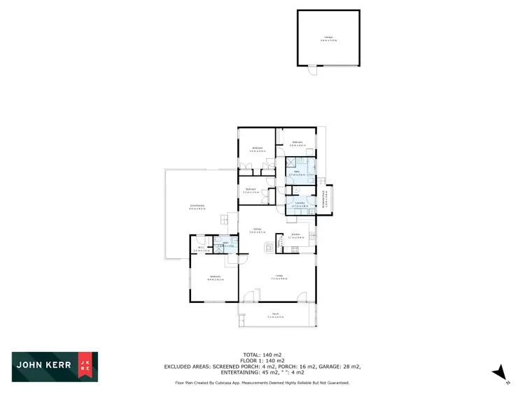 Floorplan of Homely house listing, 10 St Gwinear Court, Rawson VIC 3825