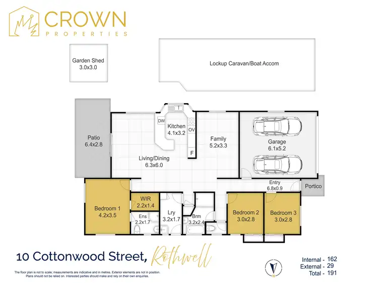 Floorplan of Homely house listing, 10 Cottonwood Street, Rothwell QLD 4022