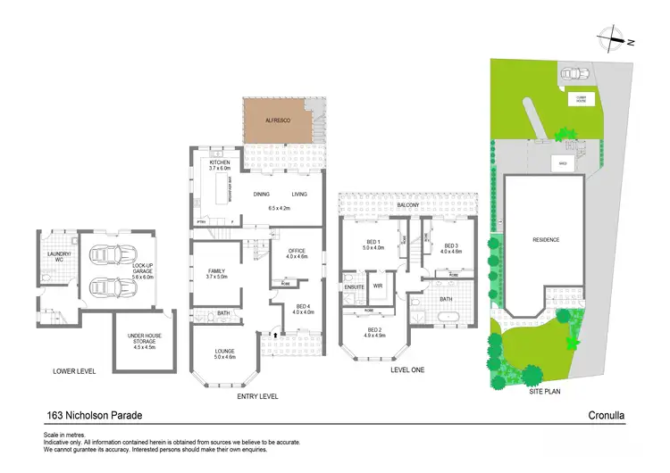 Floorplan of Homely house listing, 163 Nicholson Pde, Cronulla NSW 2230
