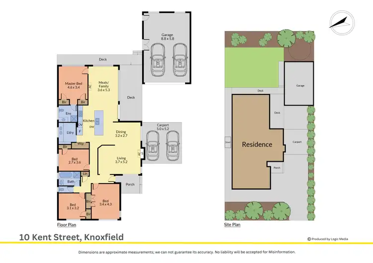 Floorplan of Homely house listing, 10 Kent Street, Knoxfield VIC 3180