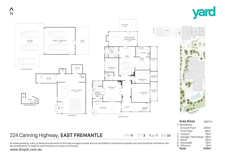 Floorplan of Homely house listing, 224 Canning Highway, East Fremantle WA 6158