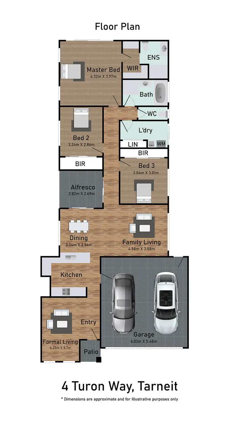 Floorplan of Homely house listing, 4 Turon Way, Tarneit VIC 3029