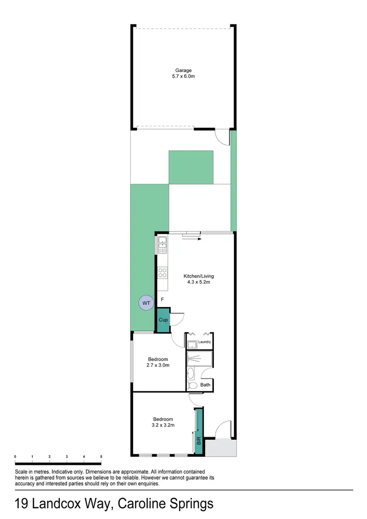 Floorplan of Homely unit listing, 19 Landcox Way, Caroline Springs VIC 3023