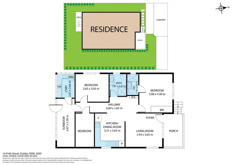 Floorplan of Homely house listing, 1 & 2/61 Myall St & 1A Frith St, Dubbo NSW 2830