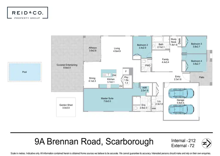 Floorplan of Homely house listing, 9A Brennan Road, Scarborough QLD 4020
