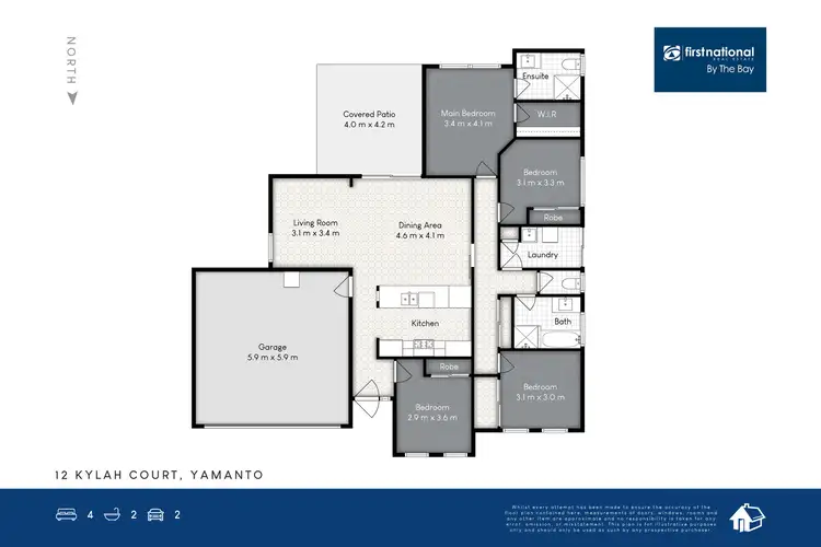 Floorplan of Homely house listing, 12 Kylah Court, Yamanto QLD 4305