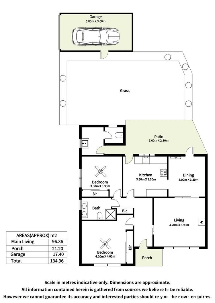 Floorplan of Homely house listing, 1/21 Captain Cook Avenue, Flinders Park SA 5025
