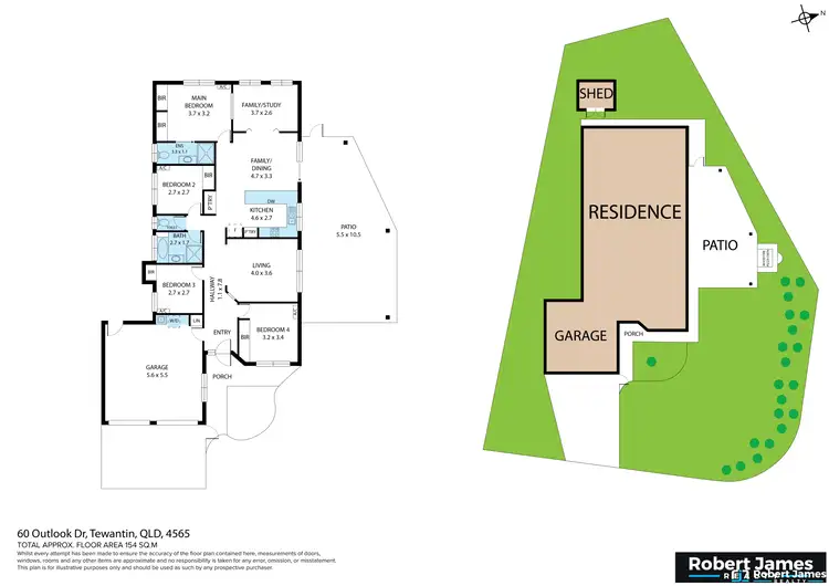 Floorplan of Homely house listing, 60 Outlook Dr, Tewantin QLD 4565