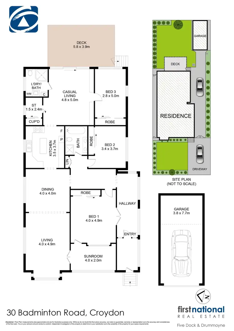 Floorplan of Homely house listing, 30 Badminton Road, Croydon NSW 2132