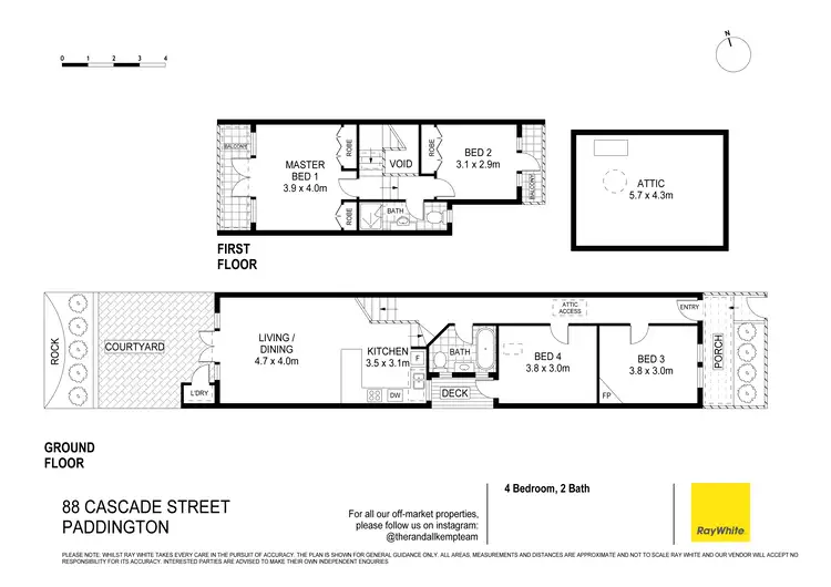 Floorplan of Homely house listing, 88 Cascade Street, Paddington NSW 2021