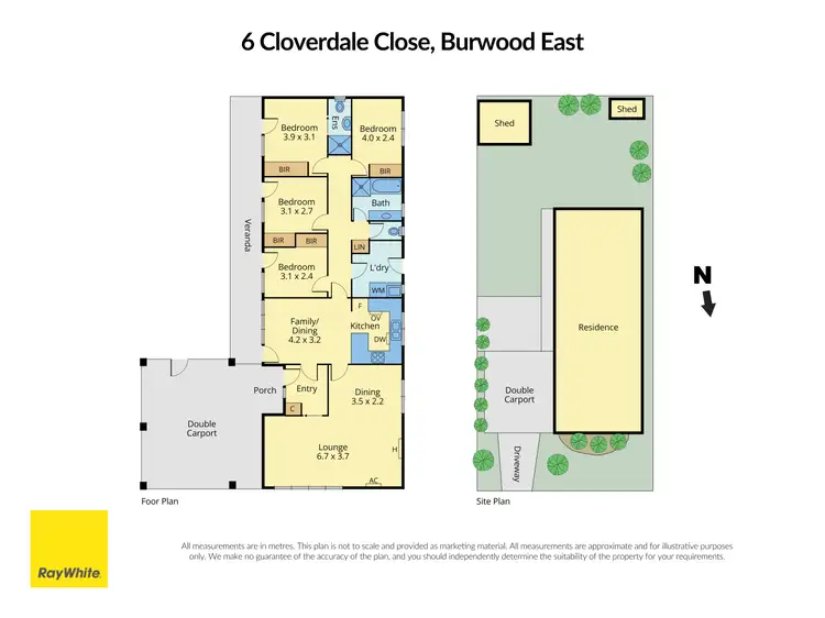 Floorplan of Homely house listing, 6 Cloverdale Close, Burwood East VIC 3151