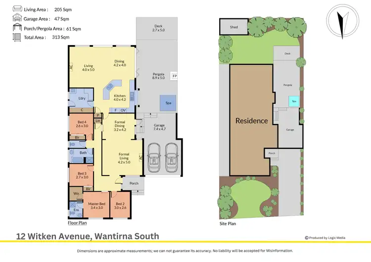 Floorplan of Homely house listing, 12 Witken Avenue, Wantirna South VIC 3152