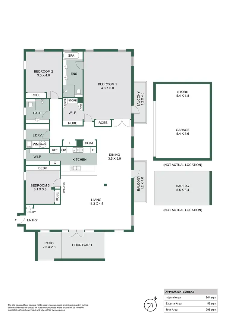 Floorplan of Homely apartment listing, 306/171-173 Mounts Bay road, Perth WA 6000