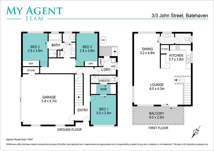 Floorplan of Homely house listing, 3/3 John Street, Batehaven NSW 2536