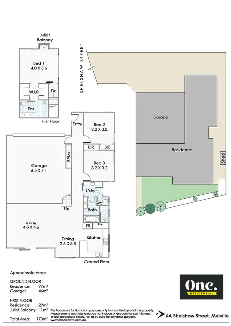 Floorplan of Homely house listing, 6A Shelshaw Street, Melville WA 6156