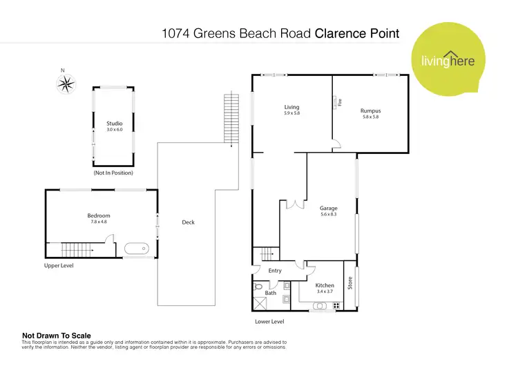 Floorplan of Homely house listing, 1074 Greens Beach Road, Clarence Point TAS 7270