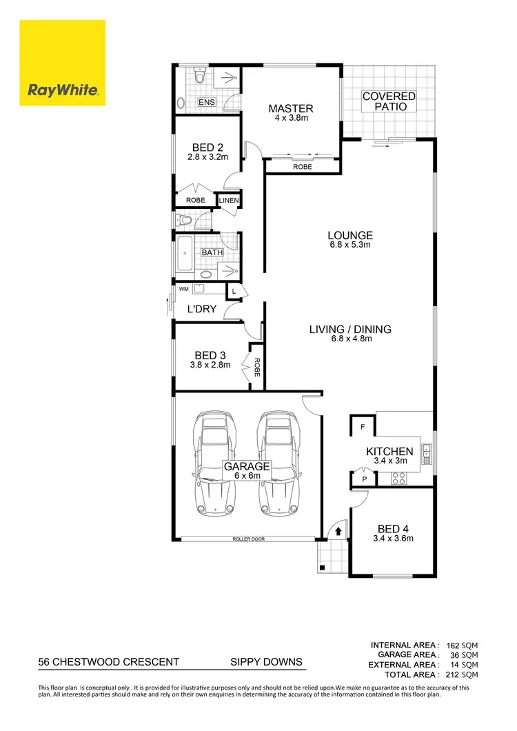 Floorplan of Homely house listing, 56 Chestwood Crescent, Sippy Downs QLD 4556