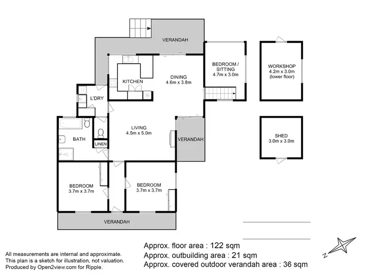 Floorplan of Homely house listing, 28 Lansdowne Crescent, West Hobart TAS 7000