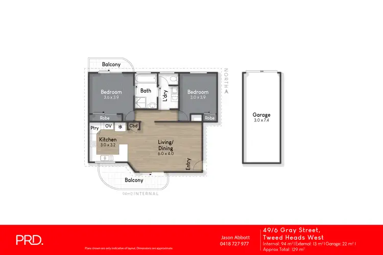 Floorplan of Homely unit listing, 49/6 Gray Street, Tweed Heads West NSW 2485