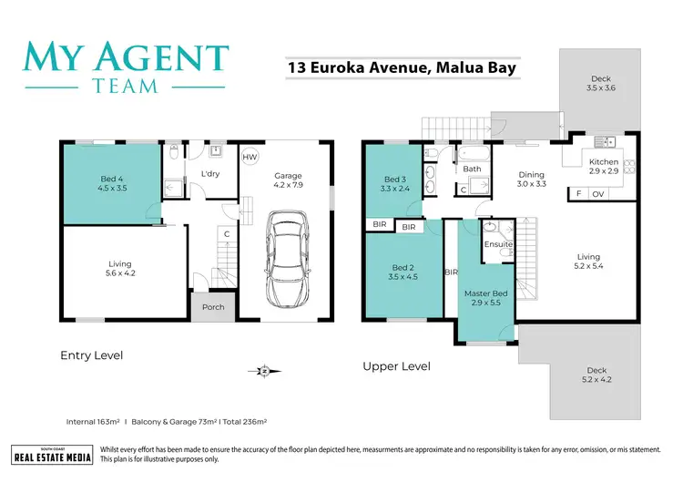 Floorplan of Homely house listing, 13 Euroka Avenue, Malua Bay NSW 2536
