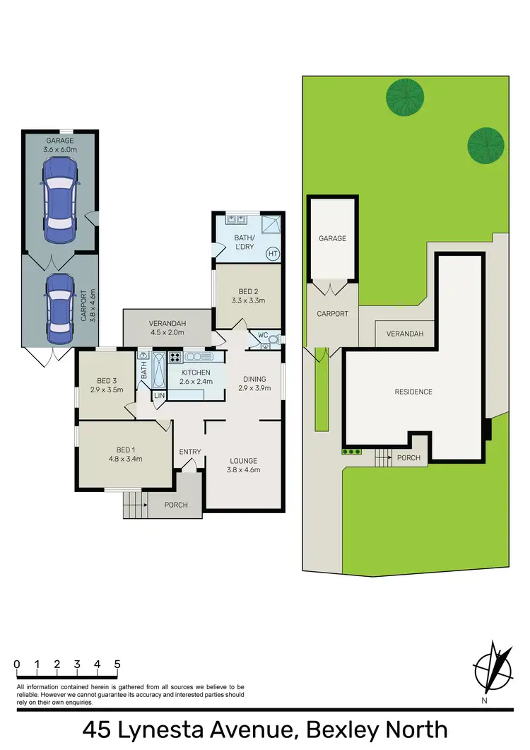 Floorplan of Homely house listing, 45 Lynesta Avenue, Bexley North NSW 2207