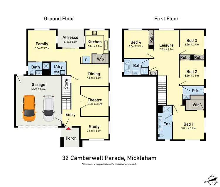 Floorplan of Homely house listing, 32 Camberwell Parade, Mickleham VIC 3064