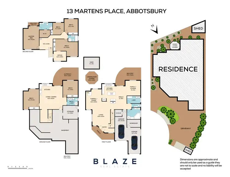 Floorplan of Homely house listing, 13 Martens Place, Abbotsbury NSW 2176