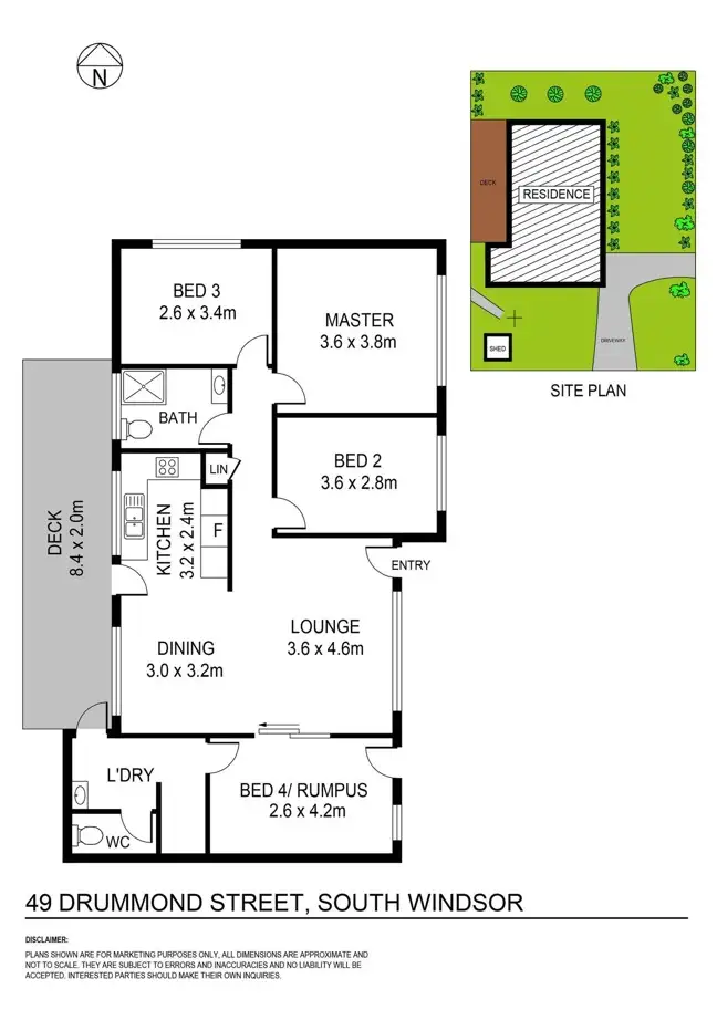 Floorplan of Homely house listing, 49 & 49A Drummond St, South Windsor NSW 2756