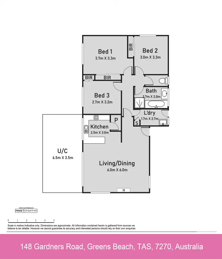 Floorplan of Homely house listing, 148 Gardners Road, Greens Beach TAS 7270