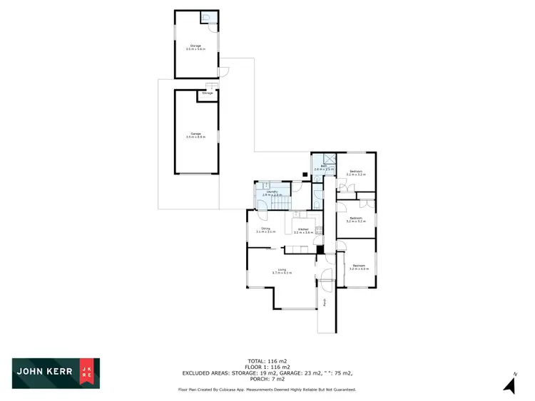 Floorplan of Homely house listing, 45 Murray Road, Newborough VIC 3825