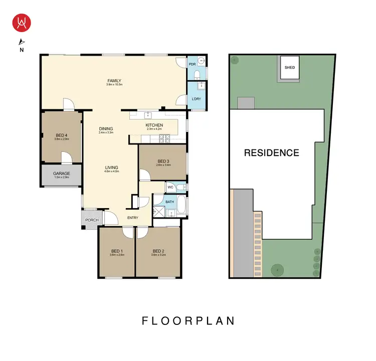Floorplan of Homely house listing, 15 Brindabella Drive, Horningsea Park NSW 2171