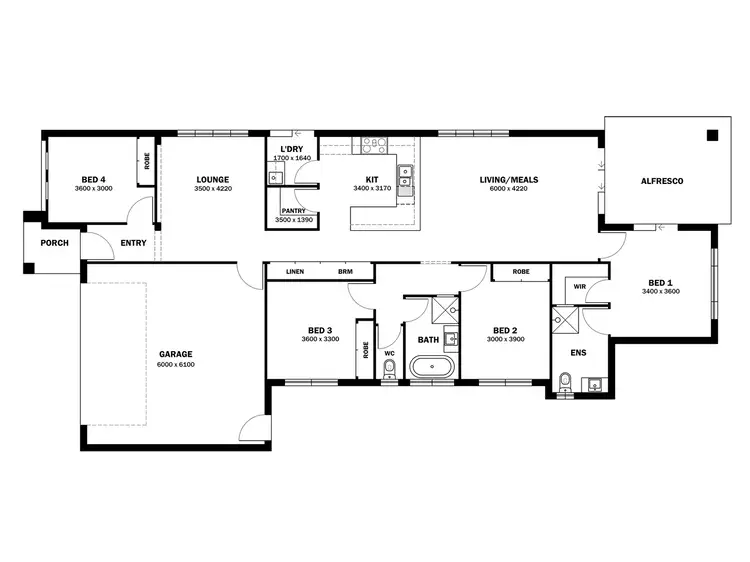 Floorplan of Homely house listing, Address available on request