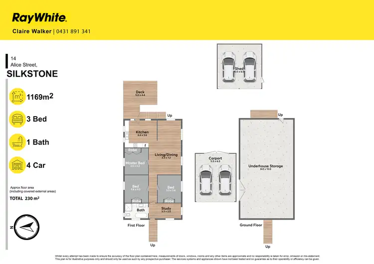 Floorplan of Homely house listing, 14 Alice Street, Silkstone QLD 4304