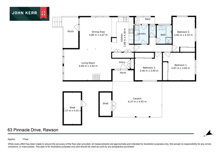 Floorplan of Homely house listing, 63 Pinnacle Drive, Rawson VIC 3825
