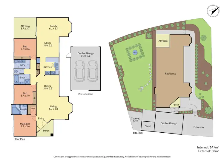 Floorplan of Homely house listing, 15 Cascam Court, Rowville VIC 3178
