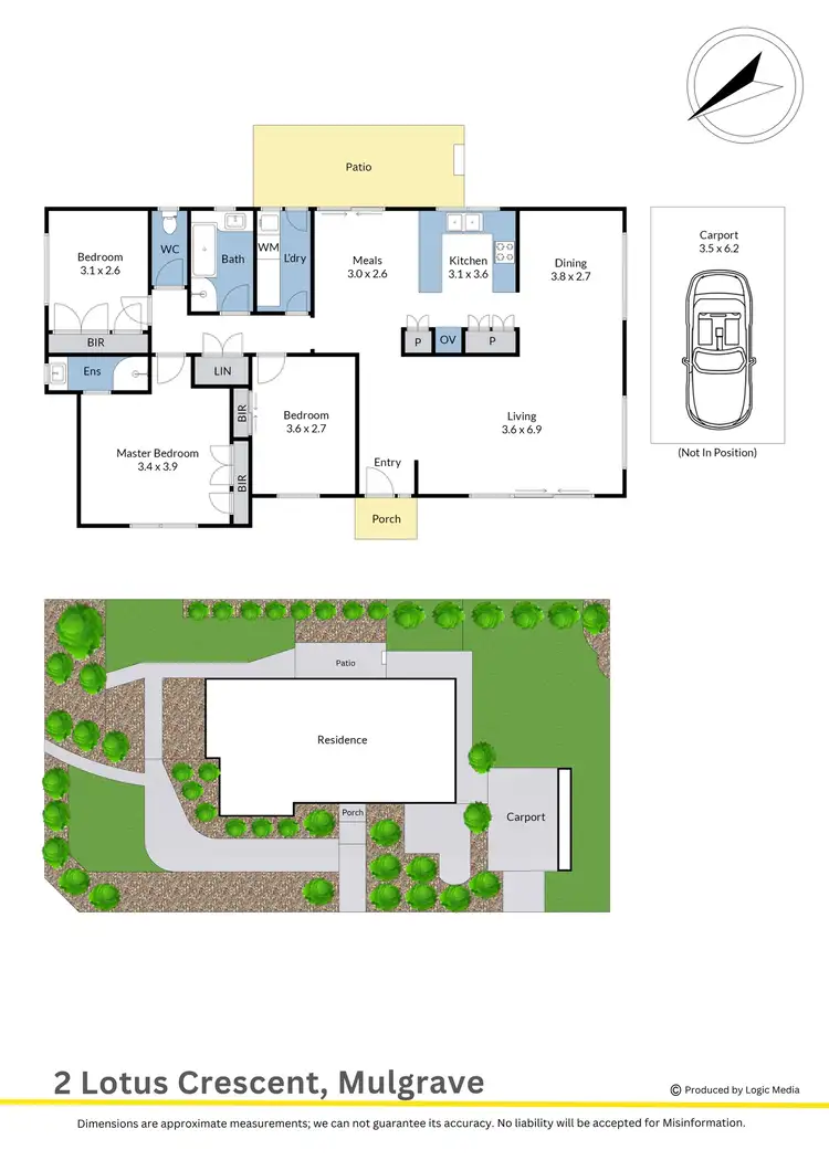 Floorplan of Homely house listing, 2 Lotus Crescent, Mulgrave VIC 3170
