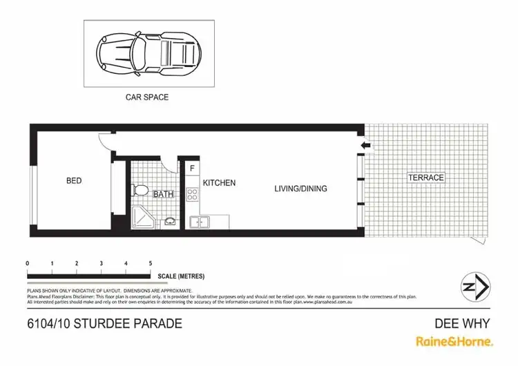 Floorplan of Homely unit listing, 6104/10 Sturdee Parade, Dee Why NSW 2099