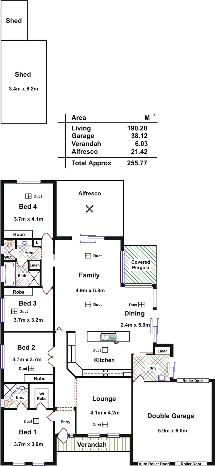 Floorplan of Homely house listing, 68 Prosperity Way, Athelstone SA 5076