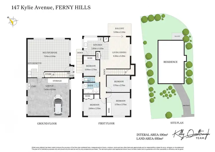 Floorplan of Homely house listing, 147 Kylie Avenue, Ferny Hills QLD 4055