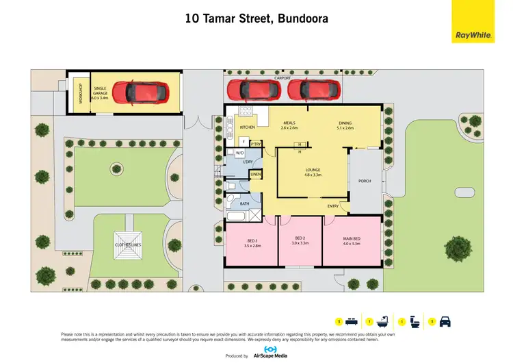 Floorplan of Homely house listing, 10 Tamar Street, Bundoora VIC 3083