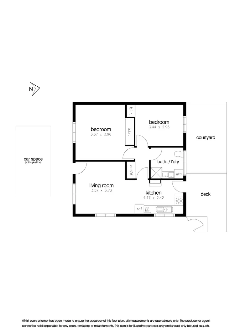 Floorplan of Homely flat listing, 1/25 Mcbain Street, Altona VIC 3018