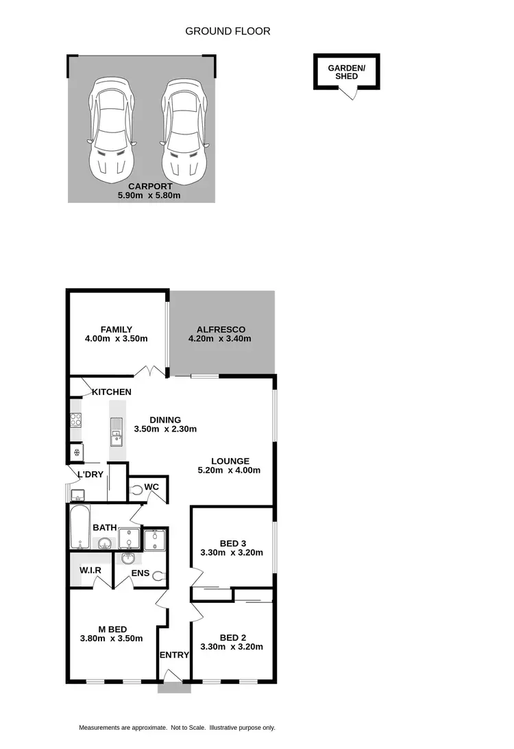 Floorplan of Homely house listing, 29 Kelliher Avenue, Wodonga VIC 3690