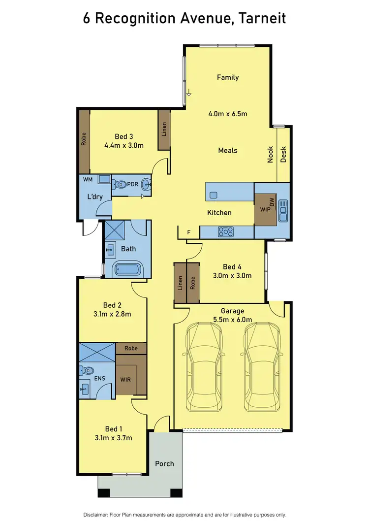 Floorplan of Homely house listing, 6 Recognition Avenue, Tarneit VIC 3029