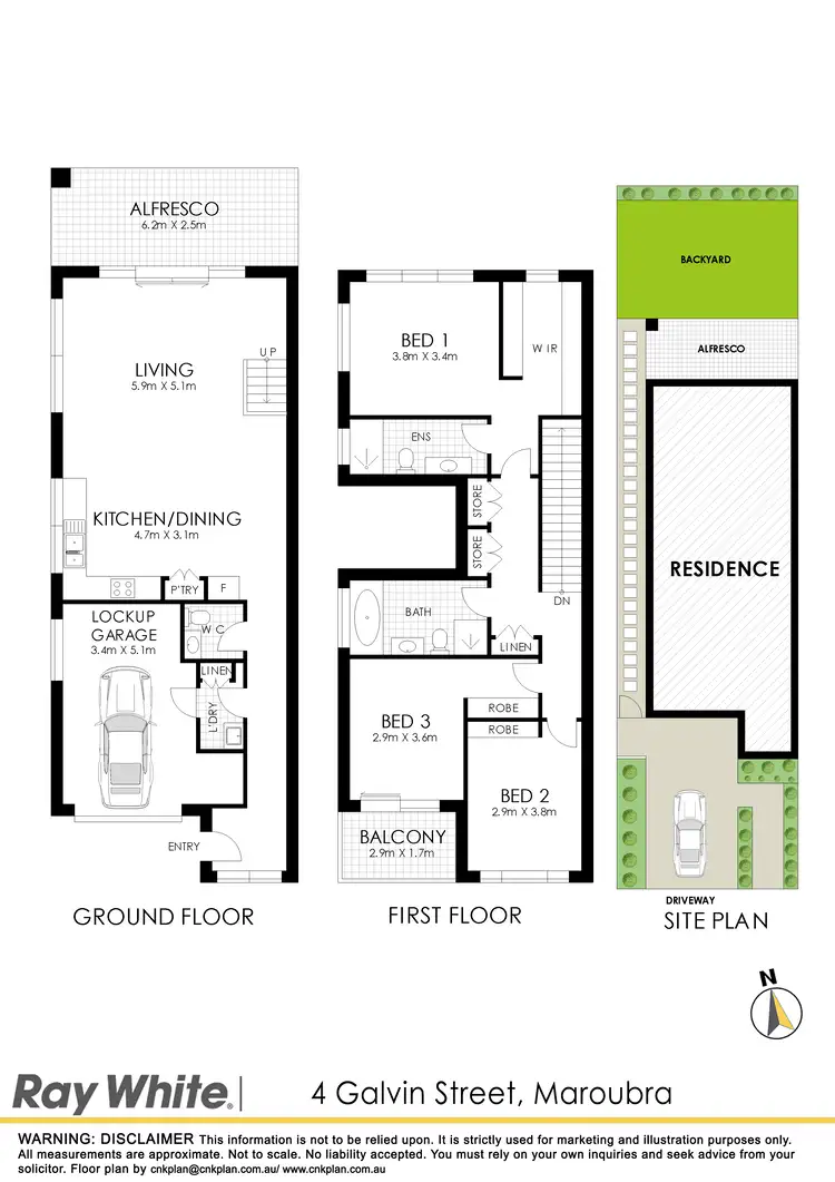 Floorplan of Homely house listing, 4 Galvin Street, Maroubra NSW 2035