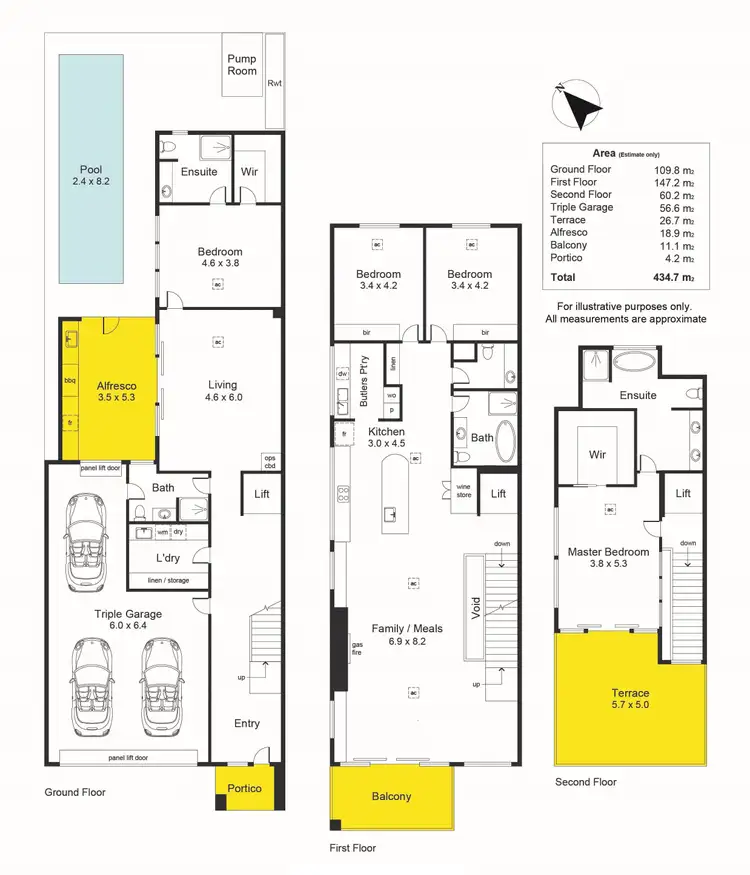 Floorplan of Homely house listing, 114a Seaview Road, Tennyson SA 5022