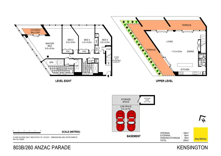 Floorplan of Homely apartment listing, 803B/260 Anzac Parade, Kensington NSW 2033