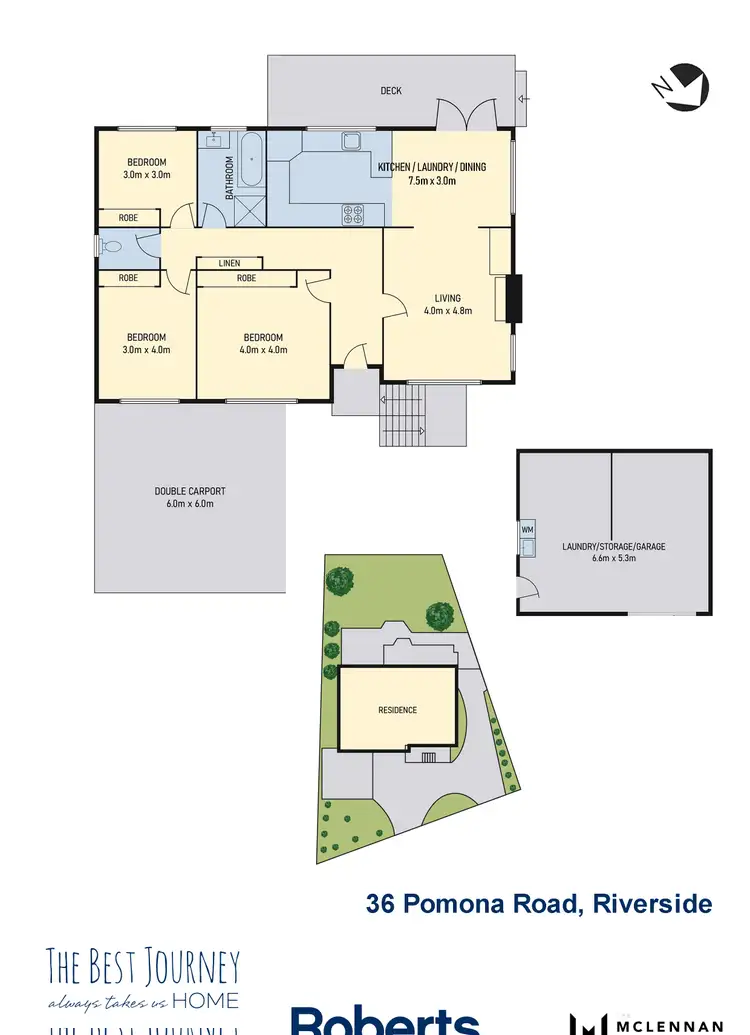Floorplan of Homely house listing, 36 Pomona Road, Riverside TAS 7250