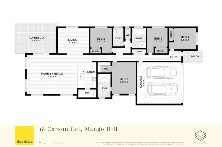 Floorplan of Homely house listing, 18 Carson Circuit, Mango Hill QLD 4509