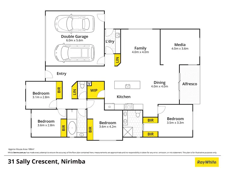 Floorplan of Homely house listing, 31 Sally Crescent, Nirimba QLD 4551